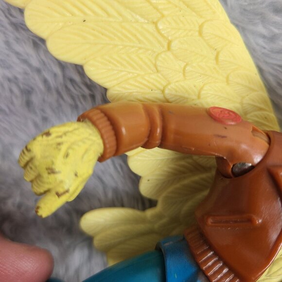 Vintage Teenage Mutant Ninja Turtles Ace‎ Duck Playmates Figure TMNT 1989 - Picture 8 of 12